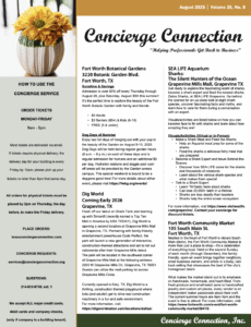 August 2025 Concierge Connection Newsletter